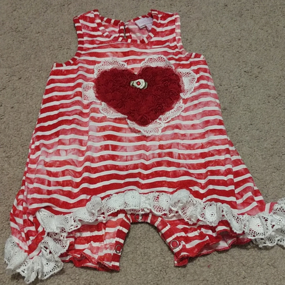 Valentine's day romper